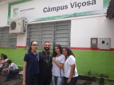 Equipe de Viçosa que participa da Geo-Brasil