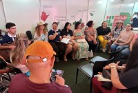 Sarau itinerante na Bienal Internacional do Livro