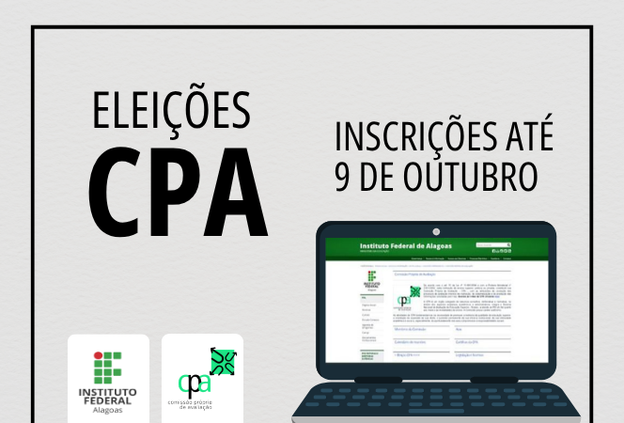 Estão abertas as inscrições para a nova composição da Comissão Própria de Avaliação do Ifal