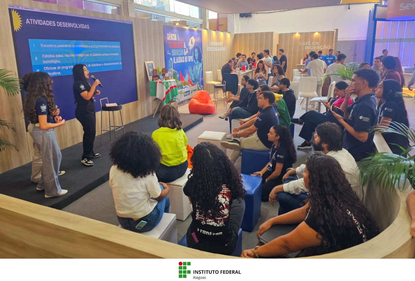 Estudantes do Ifal apresentam projeto em evento voltado à inovação e ao empreendedorismo