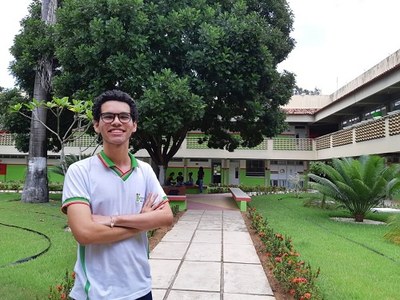 Vinícius Monteiro, estudante do Campus Palmeira dos Índios selecionado