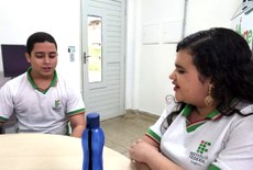 Antônio e Jousiclecia, estudantes do Ifal selecionados para a Campus Party 2023