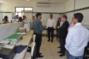 Dirigentes do Ifal visitam os laboratórios do novo curso