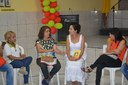 Escritora Arriete Vilela repassa experi|ências literárias para os alunos do Ifal