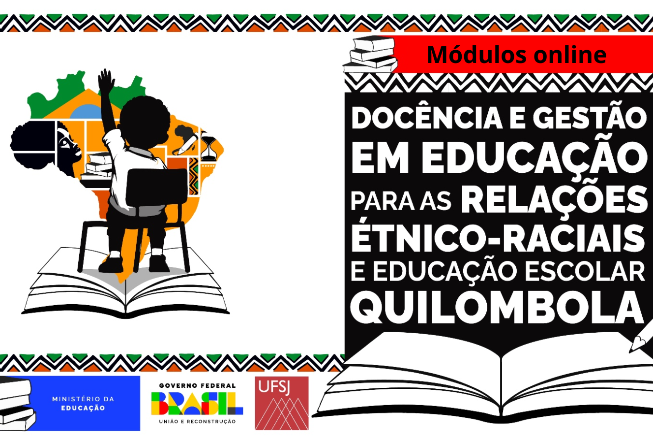 Formação para Docência e Gestão em Educação para as Relações Étnico-Raciais e Educação Escolar Quilombola inicia aulas no Youtube no dia 15 de setembro.png