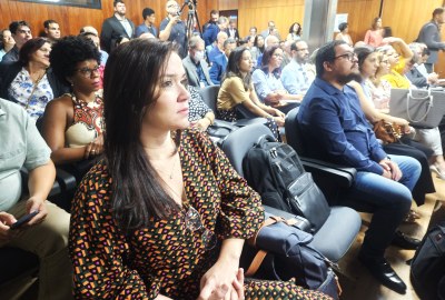 Carolina Duarte, Pró-reitora de Desenvolvimento, integrou comitiva do Ifal no evento.jpg