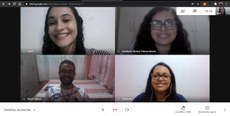 Reunião virtual do projeto de extensão Mulheres na Informática