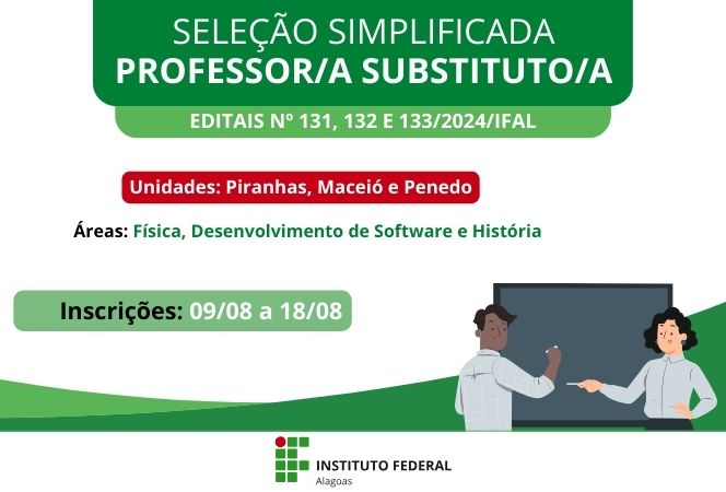 Seleção para professor substituto