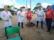 Laboratórios dos campi Maceió e Penedo serviram de base para produção de 1.610 litros de hipoclorito de sódio a 1%, distribuído em comunidades carentes.jpeg