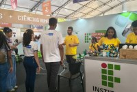 Professores e estudantes do ensino médio integrado dos campi Benedito Bentes, Piranhas e Maragogi expuseram pesquisas e produções de ciência maker