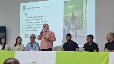 Reitor substituto do Ifal, Wellington Spencer destacou a importância da transparência na utilização de recursos públicos