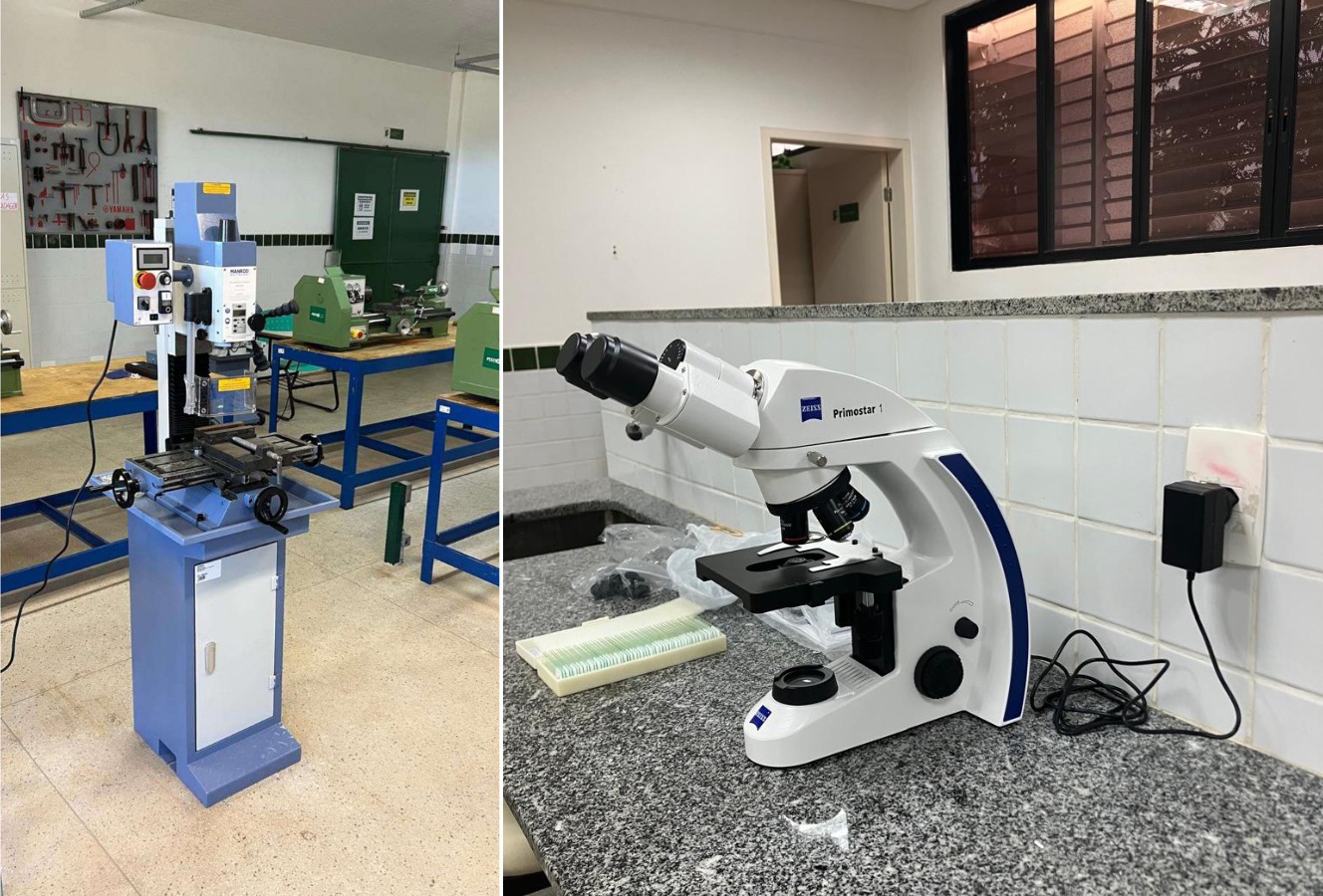 Campus Coruripe recebe equipamentos para laboratórios
