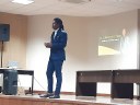 Julio Pascoal durante palestra de encerramento do evento