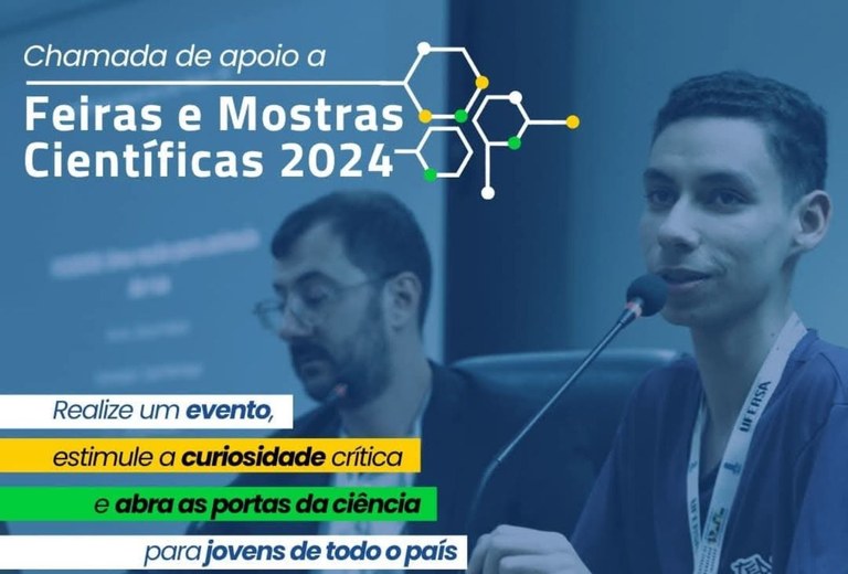 Chamada pública para Feiras de Ciências e Mostras Científicas