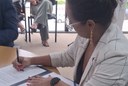 Secretária da Fazenda, Renata dos Santos, representando o governador Paulo Dantas