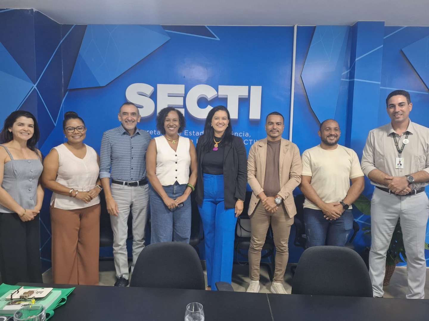 Reitor Carlos Guedes, membros da PRPPI, professores dos campi Marechal Deodoro e Maceió em visita à Secti.jpeg