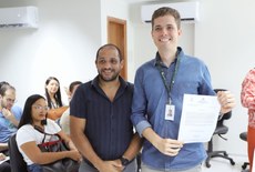 João Cavalcante, com o diretor-geral do Campus Marechal Deodoro