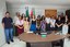 Novos servidores e participantes da cerimônia de posse