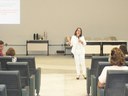 A professora Abdísia Barros está facilitando as conferências livres em Alagoas.JPG