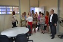 Reitor Sérgio Teixeira e prefeita Lucila Toledo visitam laboratório do polo