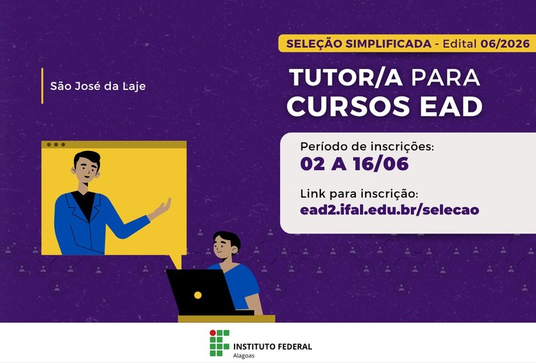 Edital nº 06/2026/IFAL/PROEN/DIREAD