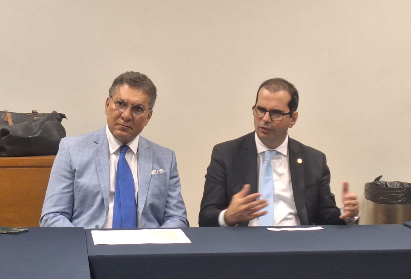 Presidente do TRT e ministro Alberto Balazeiro