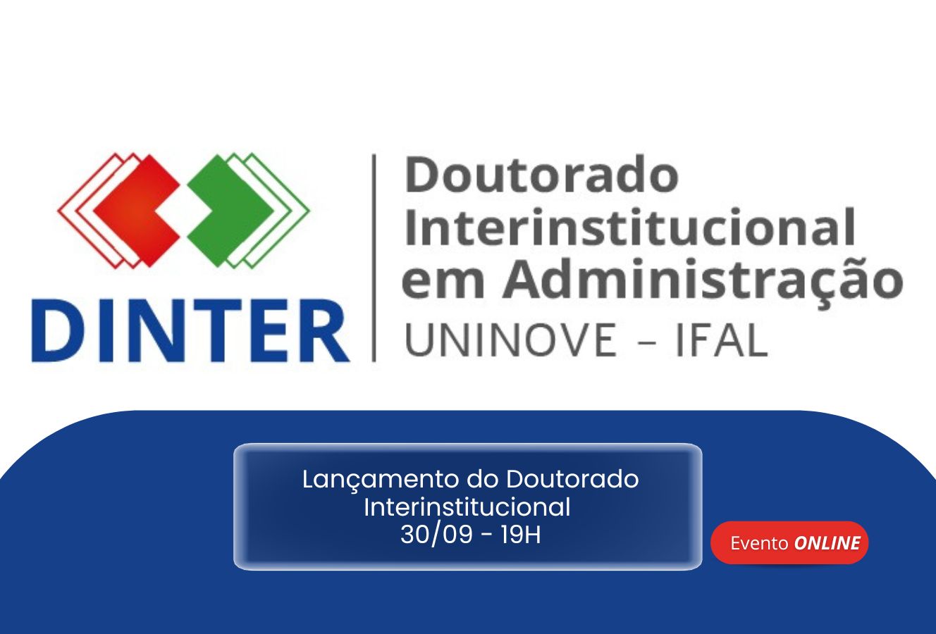 Lançamento do Dinter em Administração está marcado para a próxima terça, 30