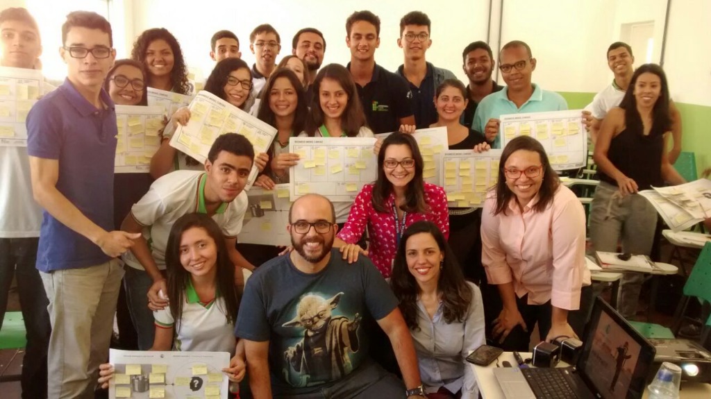 Participantes do Em Ação realizado no campus Maceió