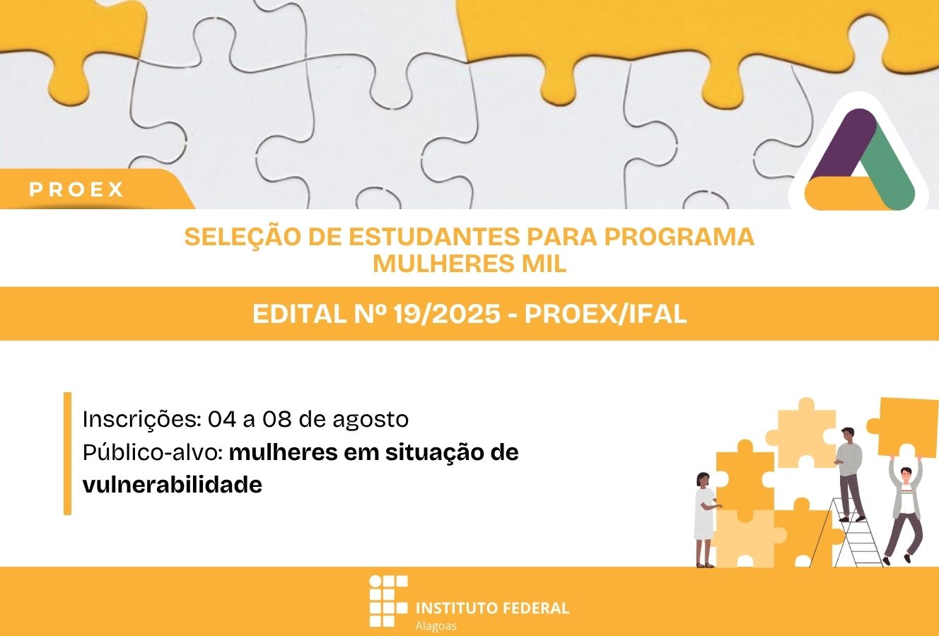 Editai do Programa Mulheres Mil