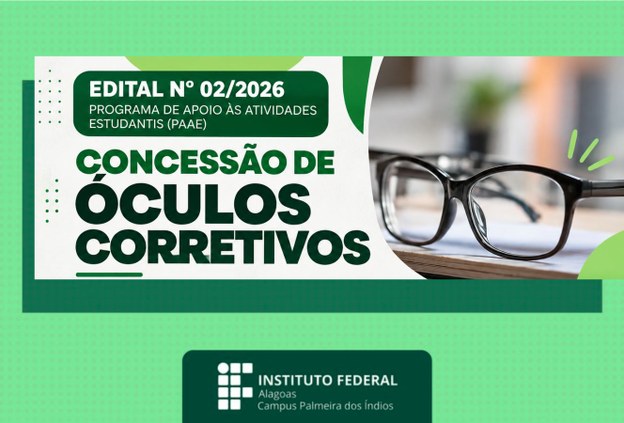 Ifal Palmeira dos Índios abre seleção para concessão de óculos corretivos a estudantes