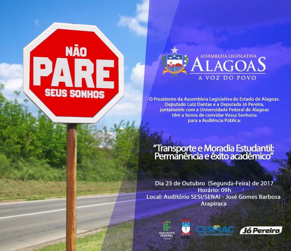 Audiência pública será em Arapiraca