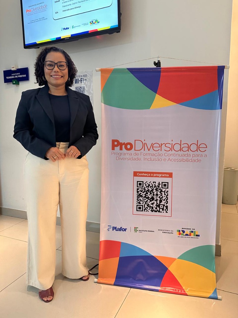 Pró-reitora de Pesquisa, Pós-Graduação e Inovação do Ifal, Eunice Palmeira, também participou de evento.jpeg