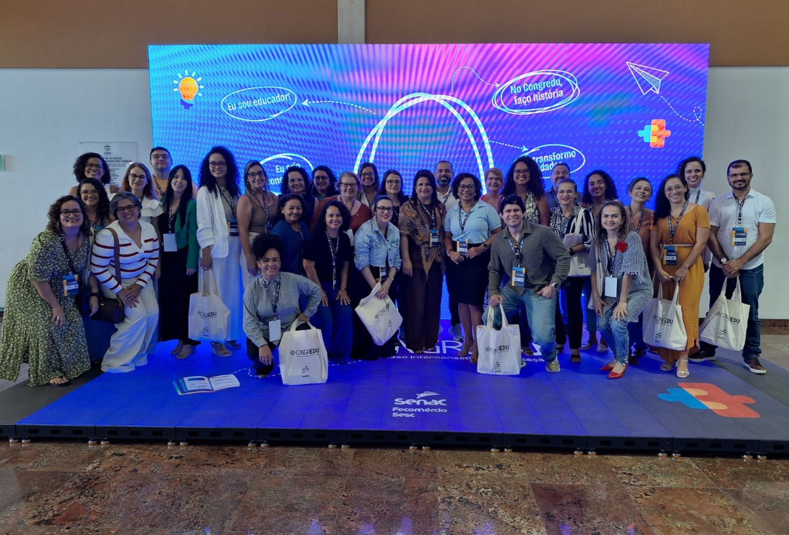 Servidores e discentes do Ifal no Congresso Interconectivo de Educação