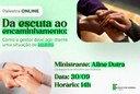 Palestra Online - Da escuta ao encaminhamento