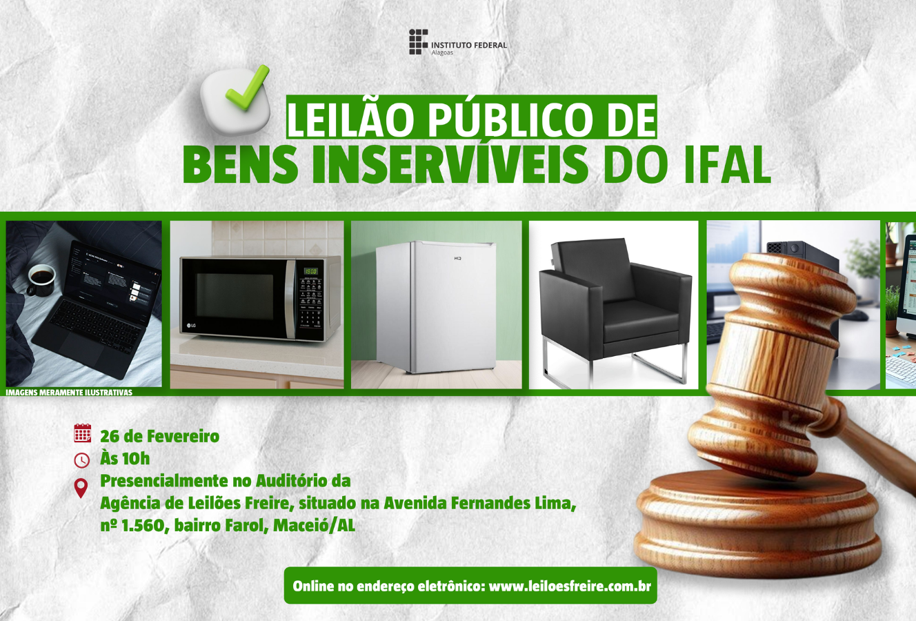 Leilão público de bens inservíveis