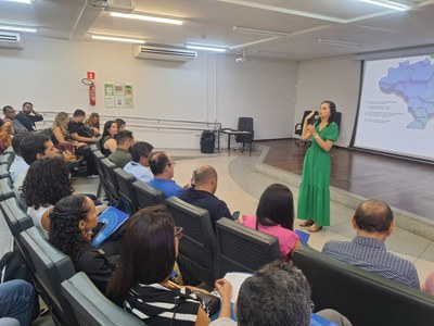 Adriana Nogueira, diretora da Diretoria de Gestão de Pessoas (DGP), lembra que este momento faz parte da política institucional de formação e acolhimento.jpeg Adriana Nogueira, diretora da Diretoria de Gestão de Pessoas (DGP), lembra que este momento faz parte da política institucional de formação e acolhimento.jpeg