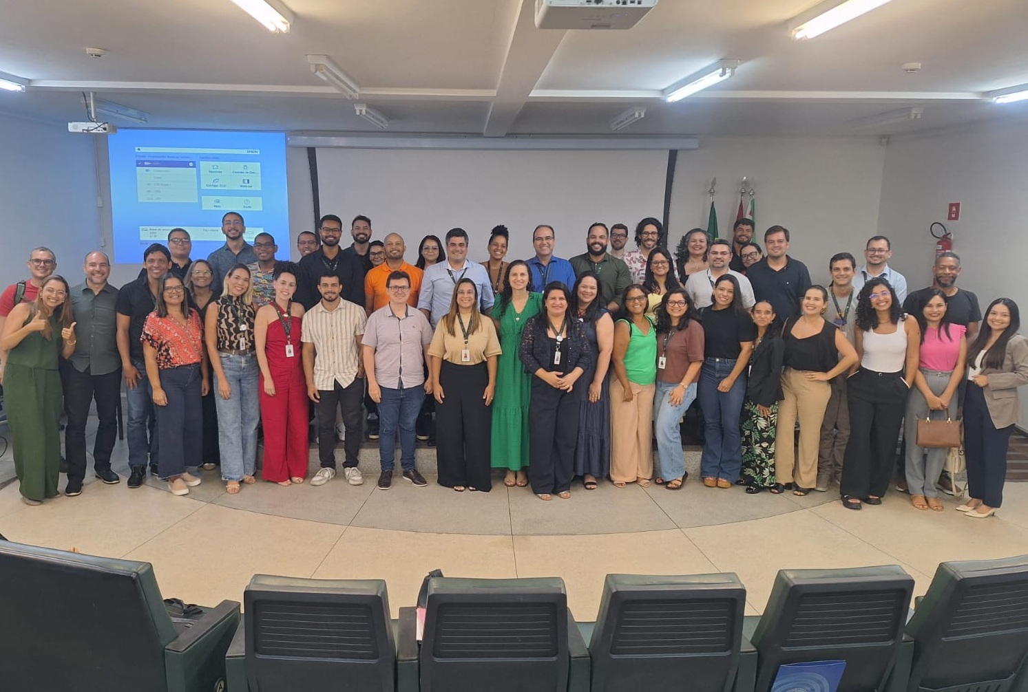 Cerca de 50 novos servidores participaram da atividade.jpeg