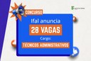 Ifal recebe 28 novos código de vaga
