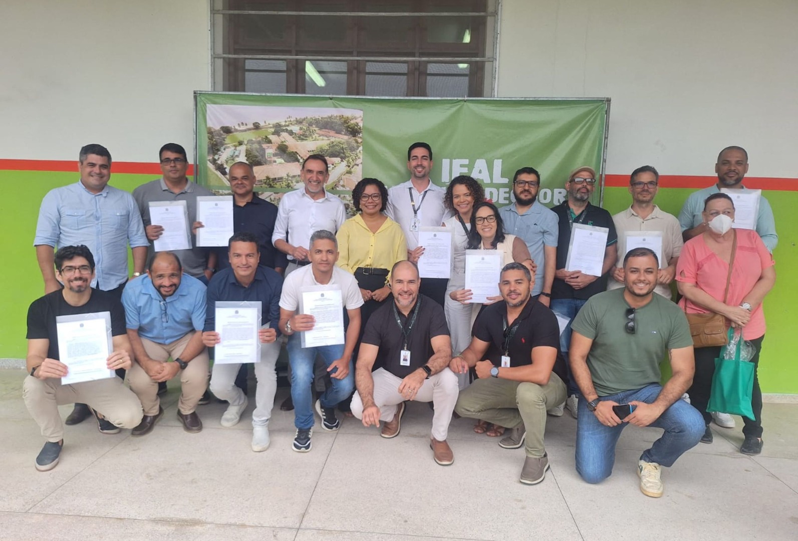 Homenagem ocorrida no Campus Marechal Deodoro