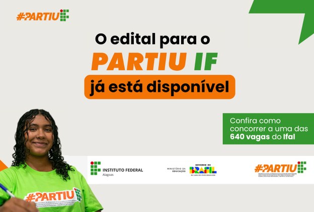 Ifal seleciona estudantes para o Partiu IF 2026