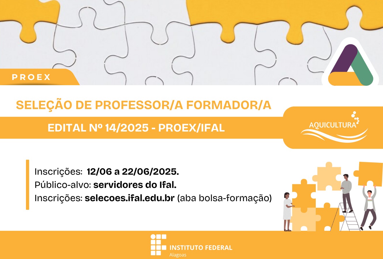 Programa Bolsa Formação Aquicultura seleciona professores