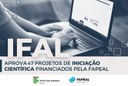 Ifal aprova projetos no edital do Pibic Jr da Fapeal