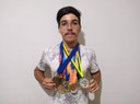 Anderson Gabriel Falcão tem duas dezenas de premiações e reconhecimento de menções honrosas obtidas nos últimos três anos..jpeg