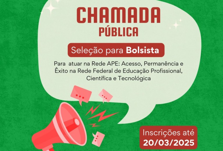 Inscrições estão abertas até o dia 20 de março