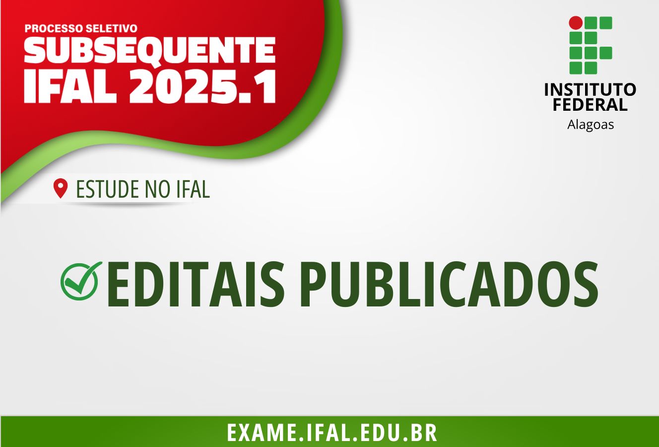 Processo seletivo para cursos técnicos subsequentes