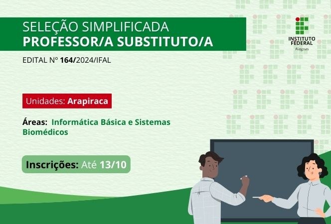 Inscrições são prorrogadas para contratação de professores substitutos