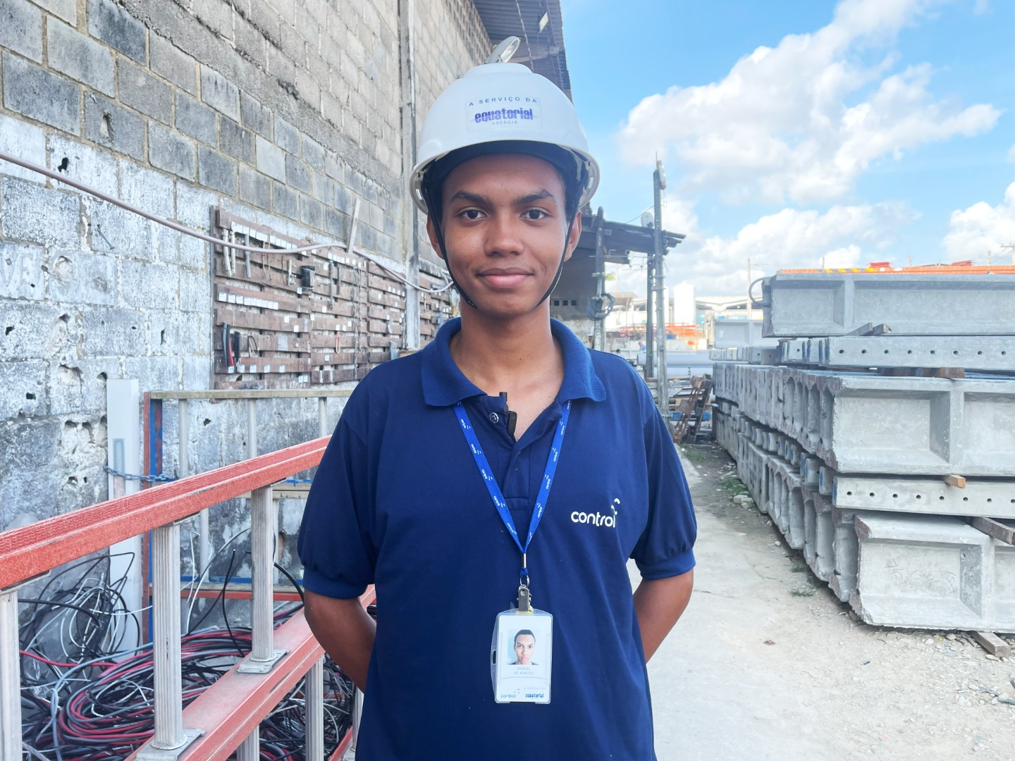 Morador do Benedito Bentes e aluno do curso de Lógistica, no Ifal do bairro, Samuel Lira disse que entrar no Jovem Aprendiz foi fácil e rápido.jpg