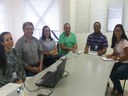 Professores do Centro de Idiomas do Ifal e membros da Fundepes se reúnem para fazer os ajustes administrativos da parceria.jpeg