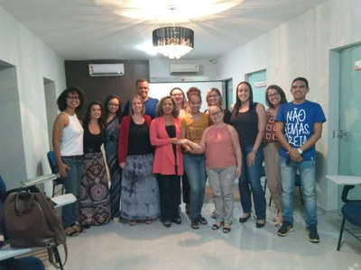 Servidores que fazem o curso de Libras proposto pelo Napne Murici