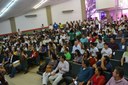 Auditório do Campus Palmeira dos ìndios lotado por alunos, professores e pesquisadores